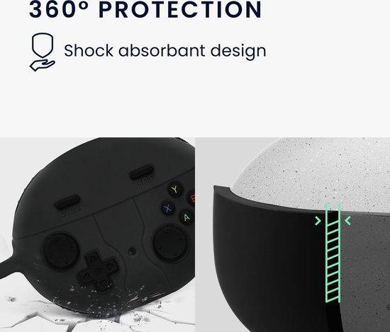 kwmobile 6x cover voor in-ear oortjes compatibel met Huawei FreeBuds Pro - Vervangende oordopjes van siliconen in zwart - 3 maten