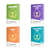 Groep 4 Compleet - Rekenen - Taal - Begrijpend Lezen Deel 1 en 2 - Ter voorbereiding op de eindtoetsen - Bijlessucces
