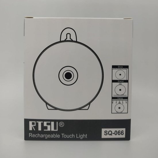 Oplaadbare Stick-on Touch Nachtlamp voor Kinderen en Borstvoeding, Dimbare LED Kinderkamerverlichting van Merkloos — afbeelding 4