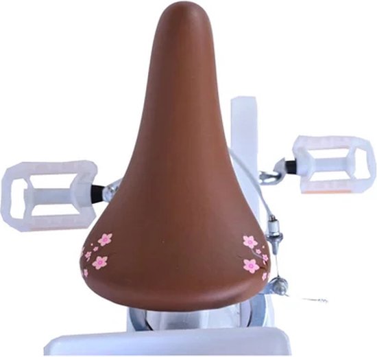 Volare Blossom Kinderfiets - Meisjes - 16 inch - Wit - Twee Handremmen van Volare — afbeelding 5