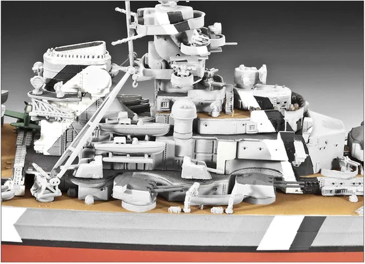 Revell Modelbouwpakket Schepen - 05098 Battleship Bismarck - Bismarck-klasse - Schip Plastic - 1:700 - Modelbouw — afbeelding 7