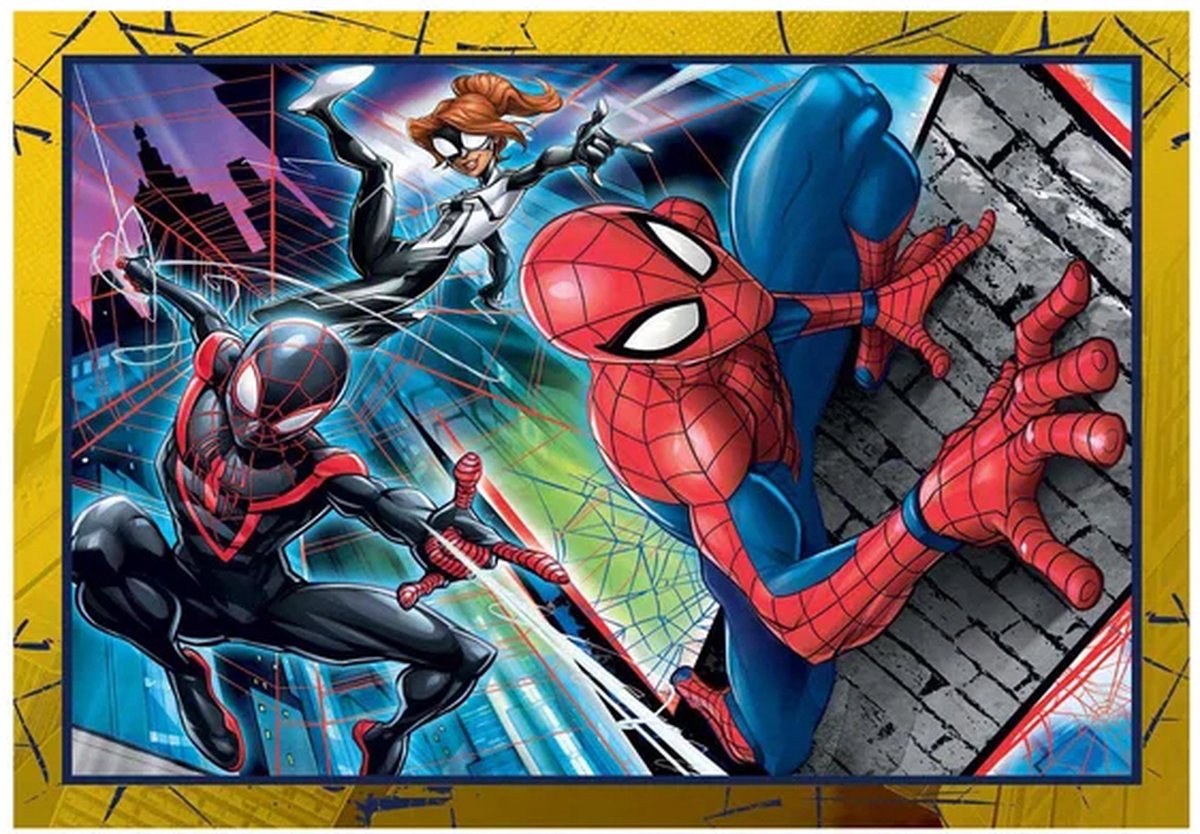 Clementoni - Puzzel - 4 in 1 - Spiderman - Puzzel Voor Kinderen - Supercolor — afbeelding 7