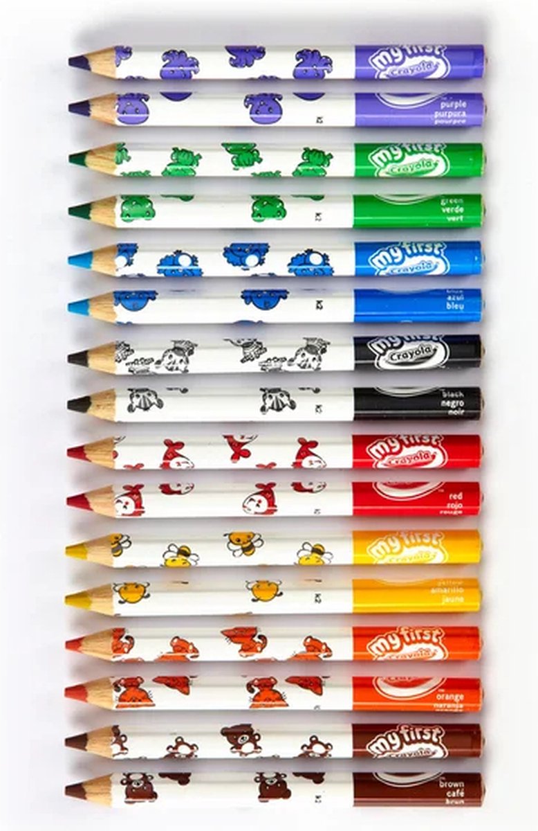 Crayola - Mini Kids - Potlood - 8 Dikke Kleurpotloden Voor Kinderen — afbeelding 7