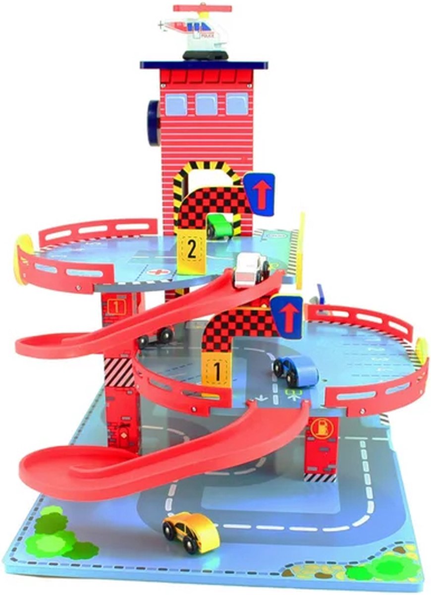 Mentari Houten Garage Rood — afbeelding 5