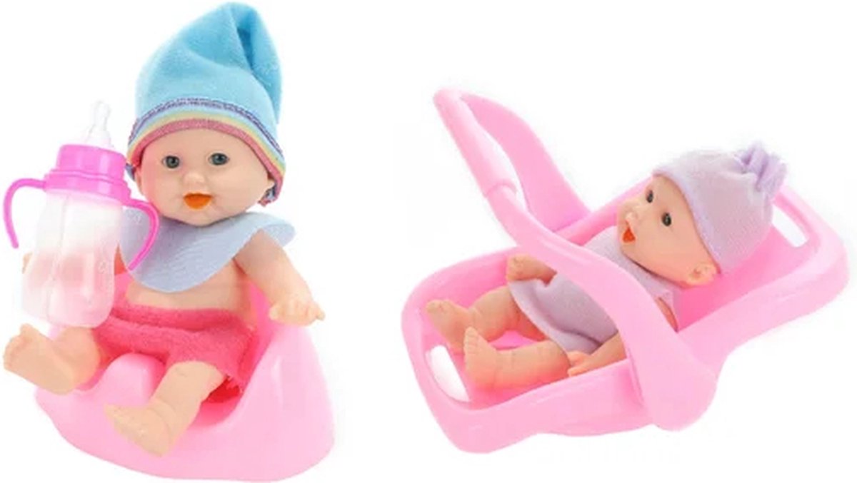 Baby Beau Mini Babypop Zittend, 12cm — cadeau in Spellen & Speelgoed - foto 6