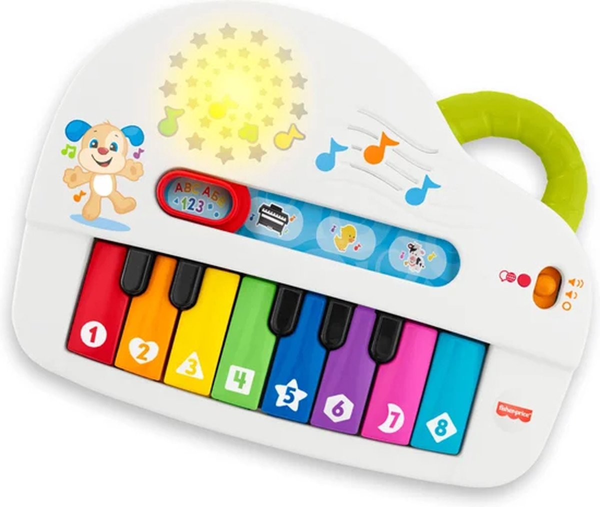 Fisher-Price Leerplezier Grappige Geluiden Light-Up Piano - Baby Speelgoed — afbeelding 10