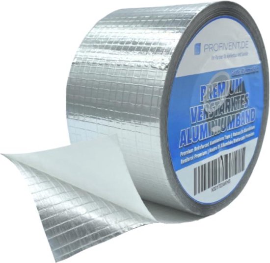 Versterkte aluminium band - hittebestendig waterdicht plakband