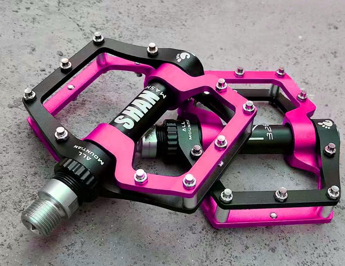 Pédales De Vélo Antidérapantes à 3 Roulements Plates/plates