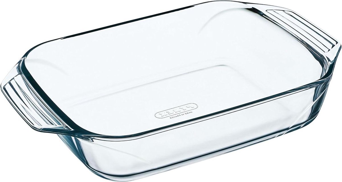 Ovenschaal van glas - Transparant 6 x 35 x 23 cm
