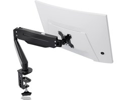 Monitor Arm Vesa Mount voor 17-27 Inch LED LCD-schermen - Gas Spring Monitor Arm Vesa 75/100mm - Gewicht 1 tot 6kg - Desk Mount MD8