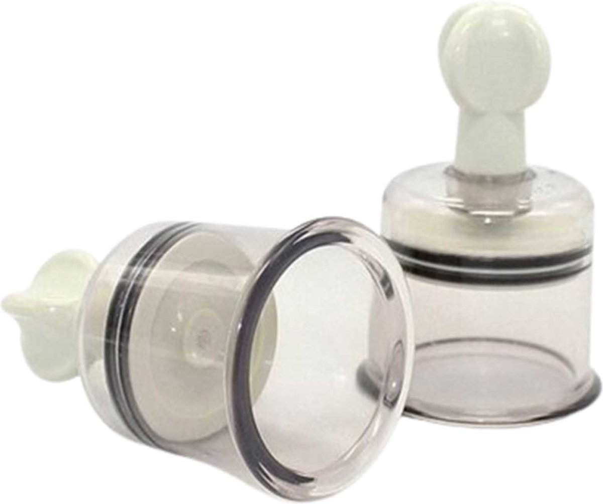 Goedkoopste Vacuüm tepelklemmen 2 stuks | Zuiger | Tepelklemmen | BDSM | Clitoris | Stimulatie | Set van 2 stuks
