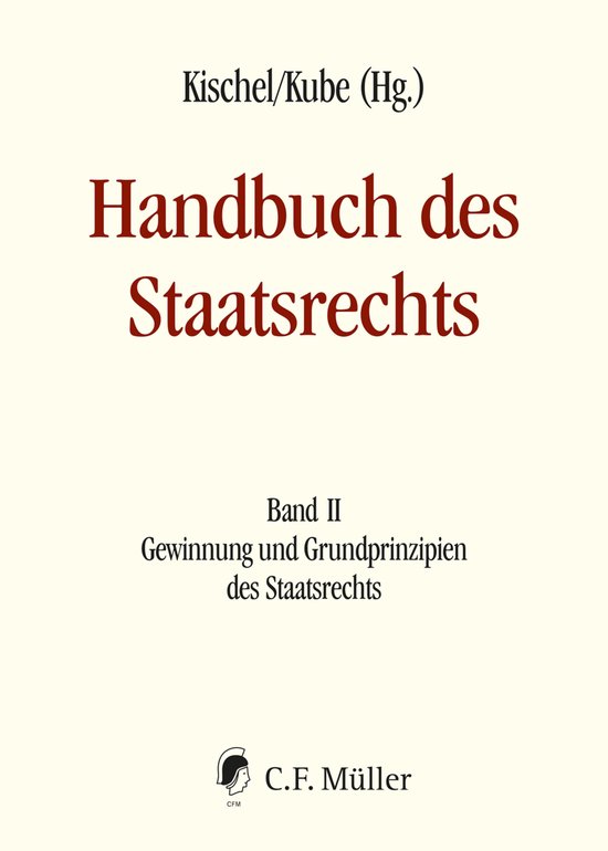 Handbuch des Staatsrechts - Neuausgabe - cover