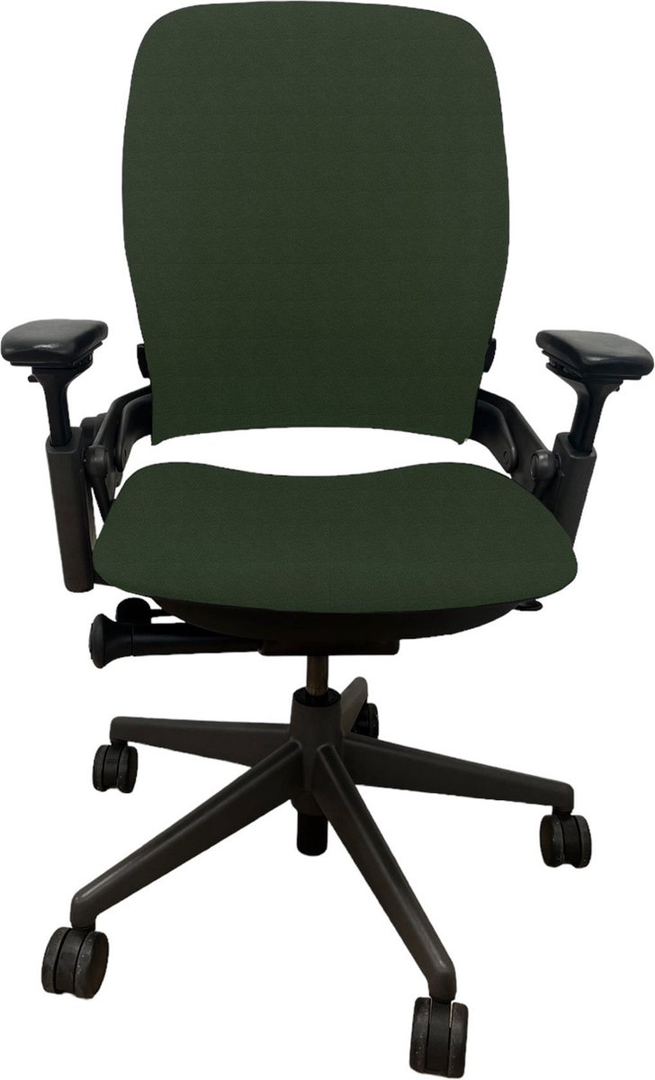 Steelcase Leap V2 Full Option olijf groen - ergonomische bureaustoel - 5 jaar garantie