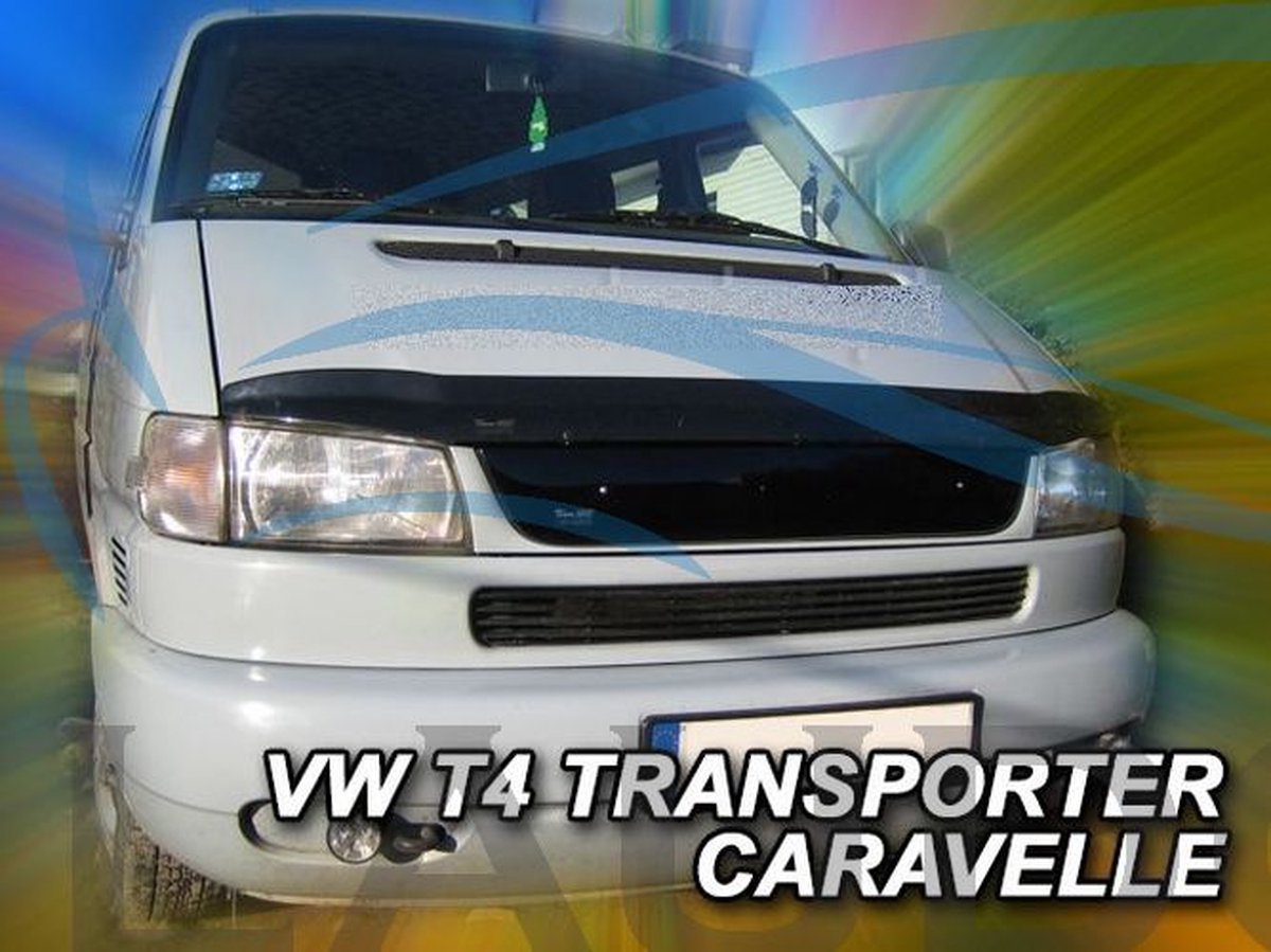 T4 wintercover grillbeschermer tbv vw volkswagen transporter california caravelle bouwjaar 1998-2003 donker zwart pasvorm merk Heko