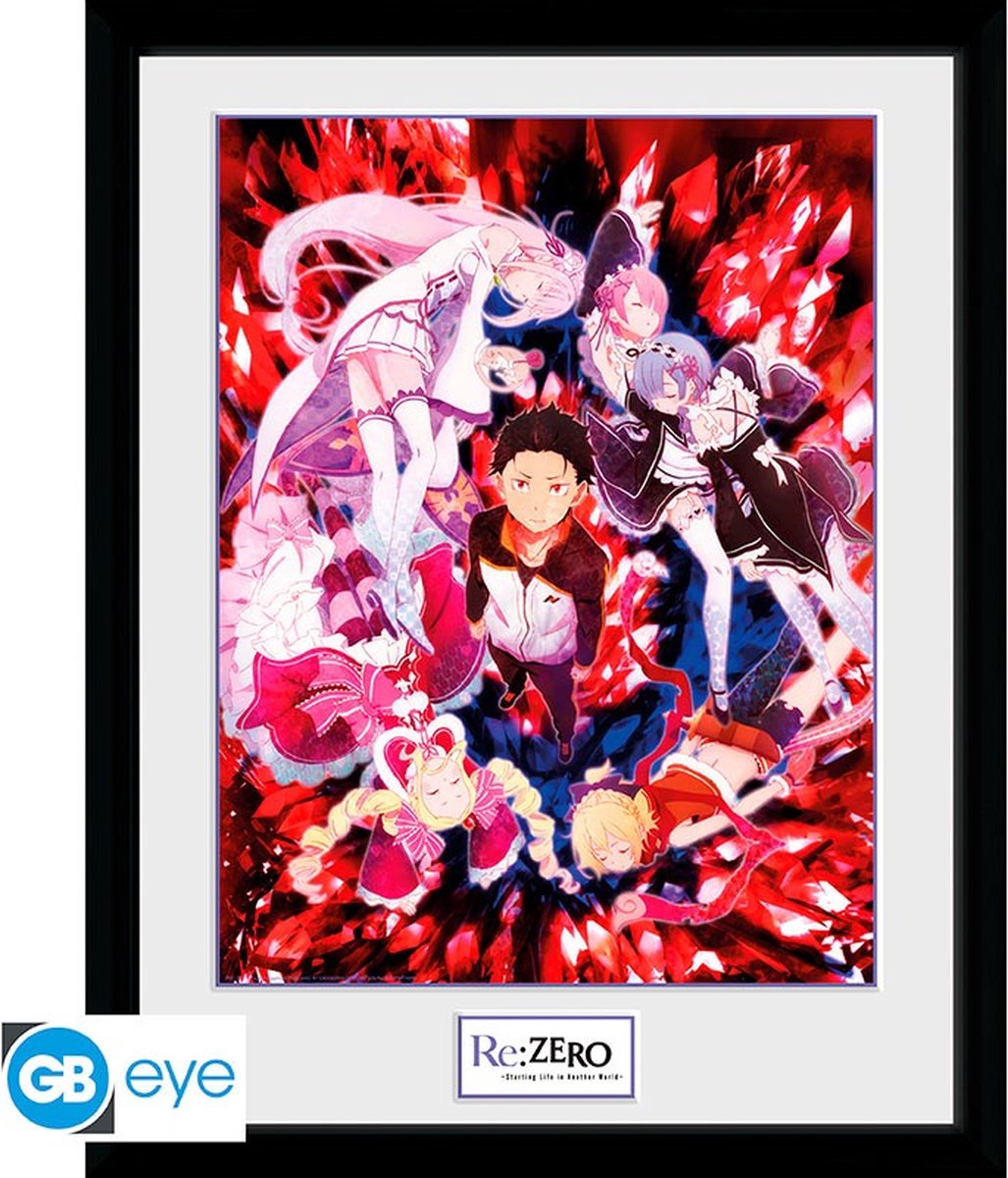 RE: ZERO - Framed print "Key Art" (30cm x 40cm)