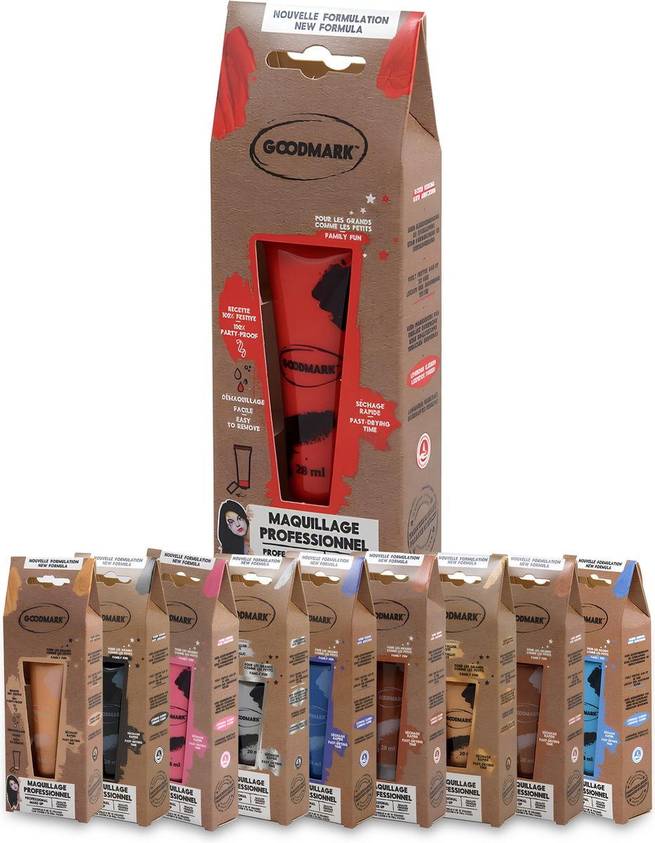 GOODMARK - Professionele make-up crème op waterbasis 28 ml - Oranje