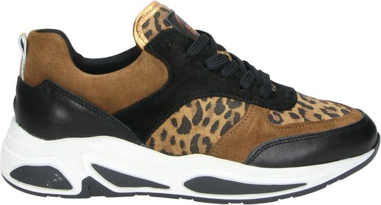 Bullboxer dames dad sneaker - Cognac - Maat 37 | bol.com
