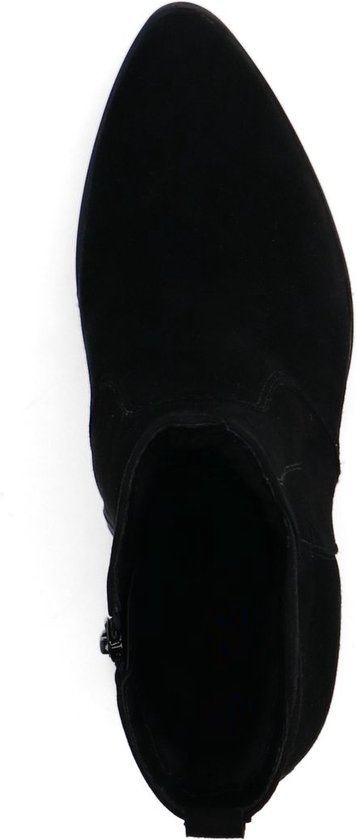 No Stress - Femme - Bottines à talon en daim noir - Taille 36