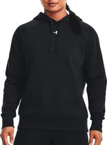 Under Armour UA Rival Fleece Hoodie Dames Sporttrui - Zwart - Wit