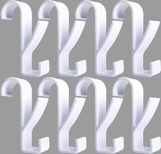 12 stuks haken voor ronde radiatoren, handdoekhouder, radiatoren, multifunctionele haken voor ronde radiatoren, handdoekhouder, verwarming, ABS-haak, verwarming, badkamerradiator voor alle standaard