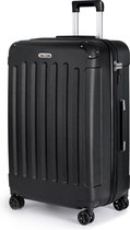 Bol.com TAN.TOMI Reiskoffer 95L – Grote Trolley Koffer met 4 Wielen & Cijferslot – Handbagage & Ruimbagage – Lichtgewicht & Stev... aanbieding