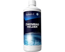 Splash-X zwembad helder - 1 liter - tegen troebel water - vlokmiddel