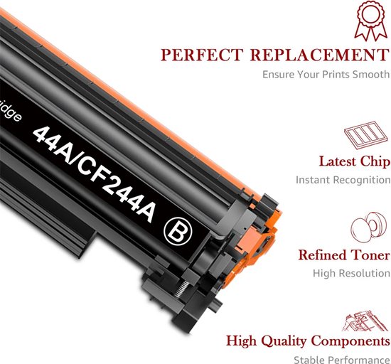 Cartouche Toner Compatible 44A CF244A Noir Pour HP LaserJet Pro M15 M28 – 1000 Pages