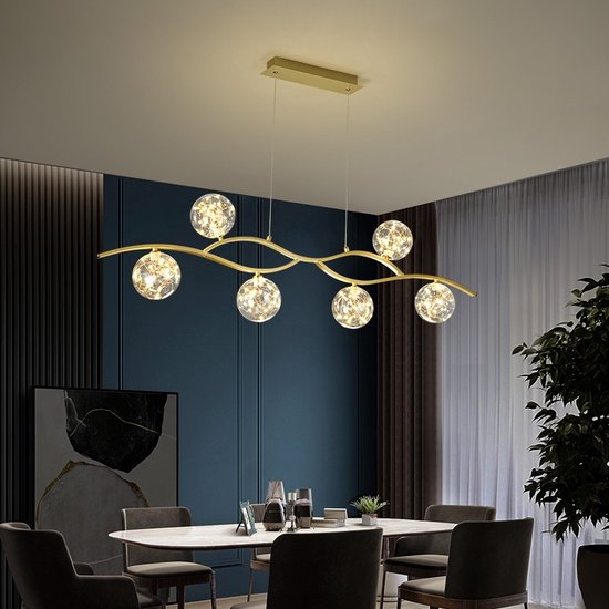 Lampe suspendue de salle à manger moderne, lustre Led , Éclairage intérieur décoratif.