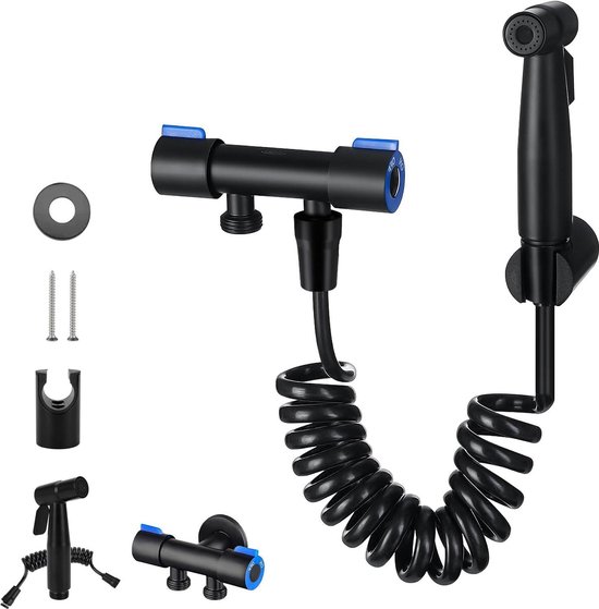 Hansgrohe Bidet Handdouche 1jet Met Wandhouder En Drukbestendige Doucheslang 125 Cm