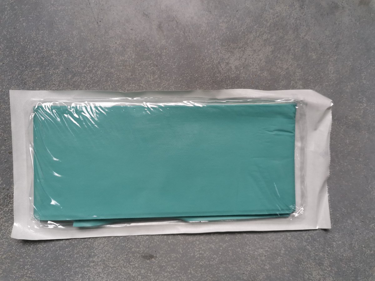 Goedkoopste Afdekdoek steriel - 90x75 cm - Gesteriliseerd en steriel verpakt doek - deken - zeil - Chirurgie - Schoonheidsbehandeling - brandwonden, Thuiszorg - Schoon werken en infecties tegen gaan
