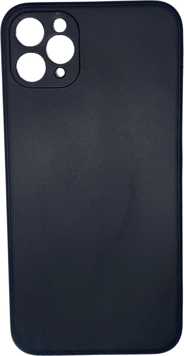 Smartphonehoesje - Telefoonhoesje - Geschikt voor iPhone 11 Pro - zwart - flexibel