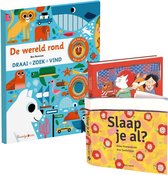 Voorleesboek en Zoekboek voor peuters - Voordeelpakket: Draai- en zoekboek + 10 verhaaltjes voor het slapengaan - Peuterboeken - Cadeau - Interactief speelgoed peuters - Kinderboeken jongen / meisje - 2 jaar / 3 jaar / 4 jaar
