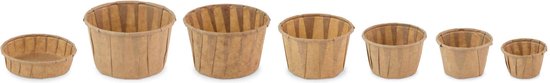 Récipient à sauce papier (FSC®) rond marron ø 5,8 cm / 60 ml | Contenu: 200 pcs