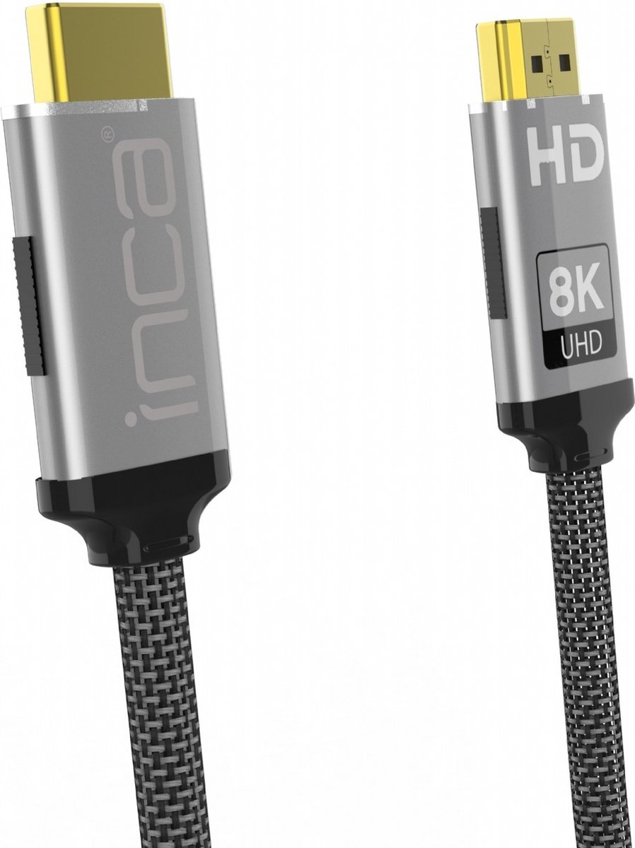 BasicTeQ: INCA IHM-3T HDMI kabel 3m HDMI 8K Ultra HD High Speed Cabel. Xbox & PS HDMI Kabel - Playstation 5
