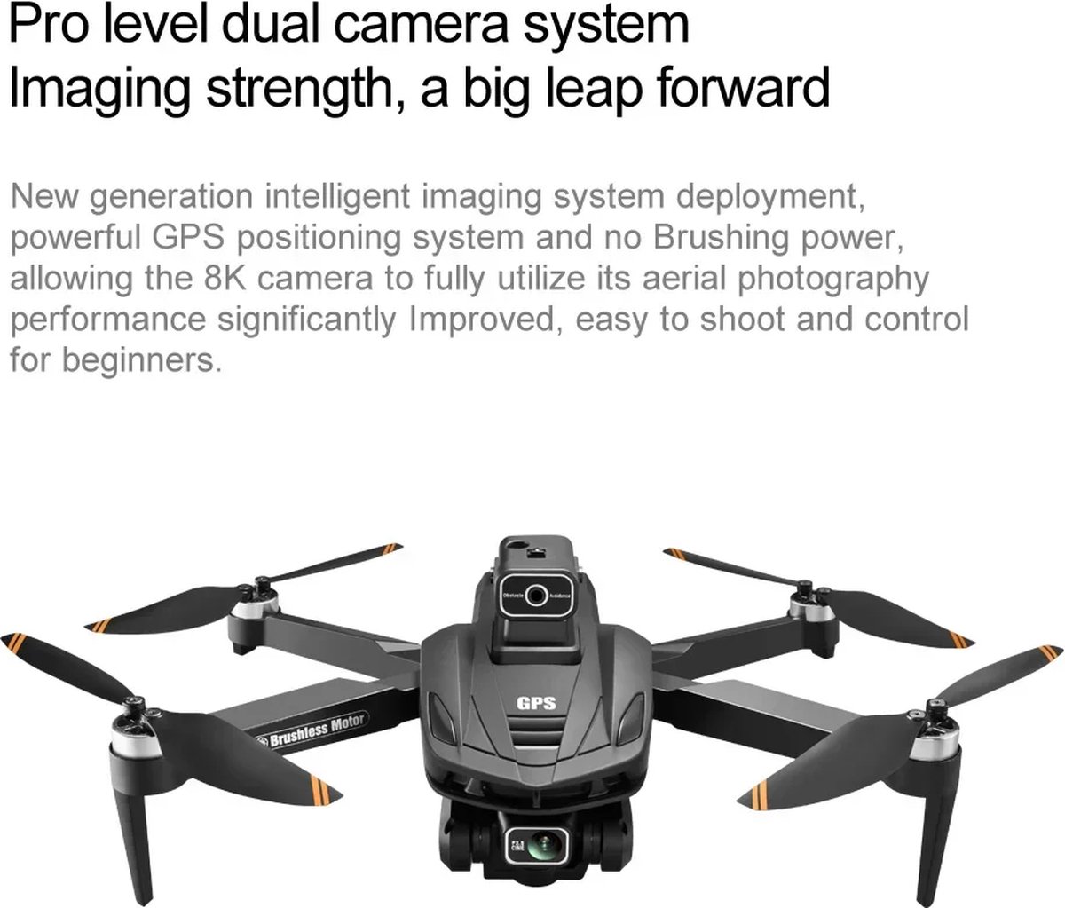 V168 Drone - Pro Max - 8K - 5G - Gps - Professionele - Hd Luchtfotografie - Dual-Camera - 2x 25 minuten vliegtijd - 1 KM bereik - 5GHz Wifi FPV -1 click return- GPS - 8K camera's - 2 batterijen - Zonder Vliegbewijs - Controller Met Groot Scherm thumbnail 6