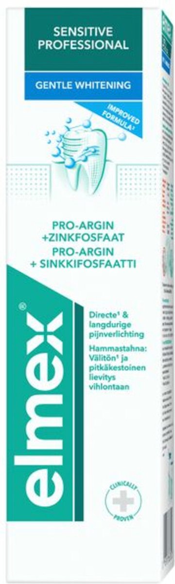 Goedkoopste 6x Elmex Tandpasta Sensitive Professional Gentle Whitening 75 ml