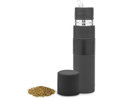 Roestvrij staal automatische Thermosbeker - BALIBETOV Thermo Mate en Bombilla - Zwart Thermo - Langdurige warmte