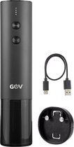 Tire-Bouchon Electrique Deluxe Zwart Rechargeable - Ouvre Vin Automatique