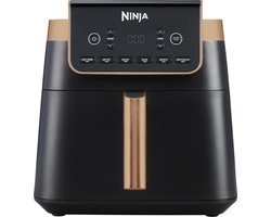Ninja MAX PRO Enkel 6,2 l Vrijstaand 2000 W Heteluchtfriteuse Zwart, Roestvrijstaal