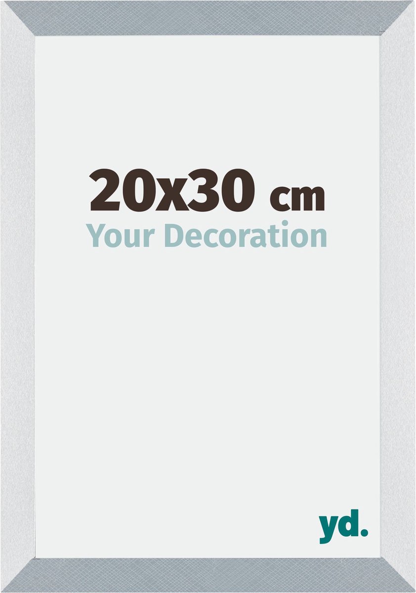yd. Your Decoration - Fotolijst 20x30 cm - MDF - Aluminium Geborsteld - Mura