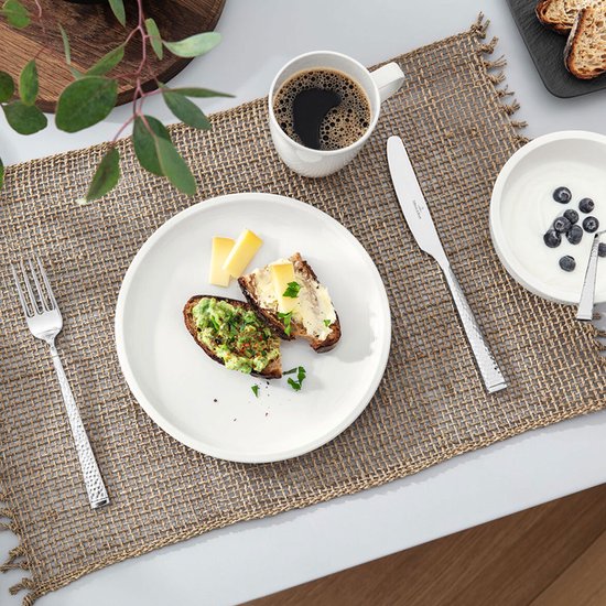 Villeroy & Boch - Artesano - Assiette - Assiette à Pizza - Assiette de service - 29,0 cm - Wit - Porcelaine - Set de 12