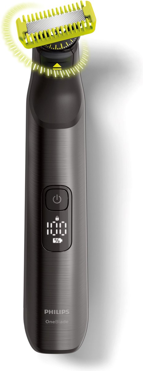 Philips OneBlade Pro 360 Face + Body – Zilver - Trimmer, scheerapparaat en styler in 1 - Inclusief opbergzakje - QP6552/30 thumbnail 3