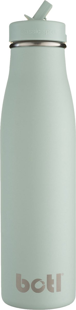 Ecobotl - 500ml - Evolution collectie - Empire - Waterfles - Drinkfles - Roestvrijstaal - Geïsoleerd - Sportdop met rietje - Duurzaam