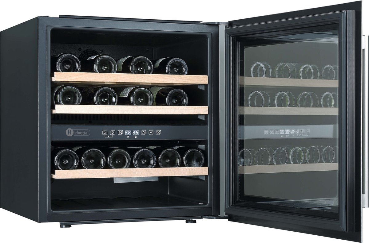 Helvetia HWTE236GN Wijnkoelkast 2 Temperatuurzones 36 - afbeelding 3