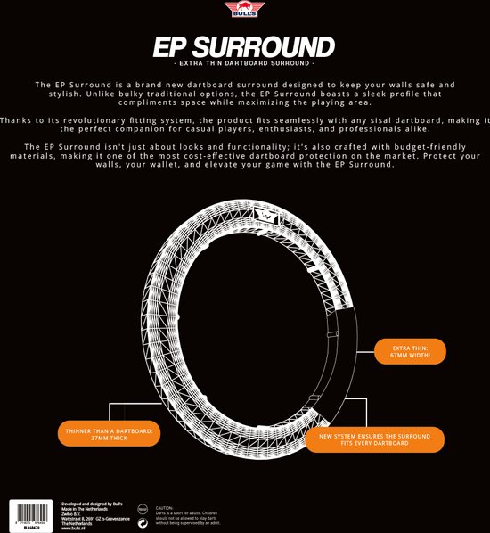 Bull's EP Dartbord Surround van Bull's — afbeelding 2