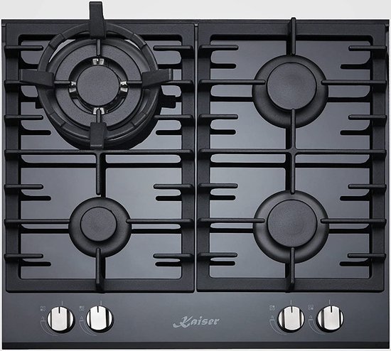 Roestvrijstalen ingebouwde brander, gaskookplaat, vlammen, gehard glas, gasfornuis, inbouwfornuis, aardgas propaangas, gasfornuis, glaskeramiek met gasoven, gaskookplaat, elektrische oven