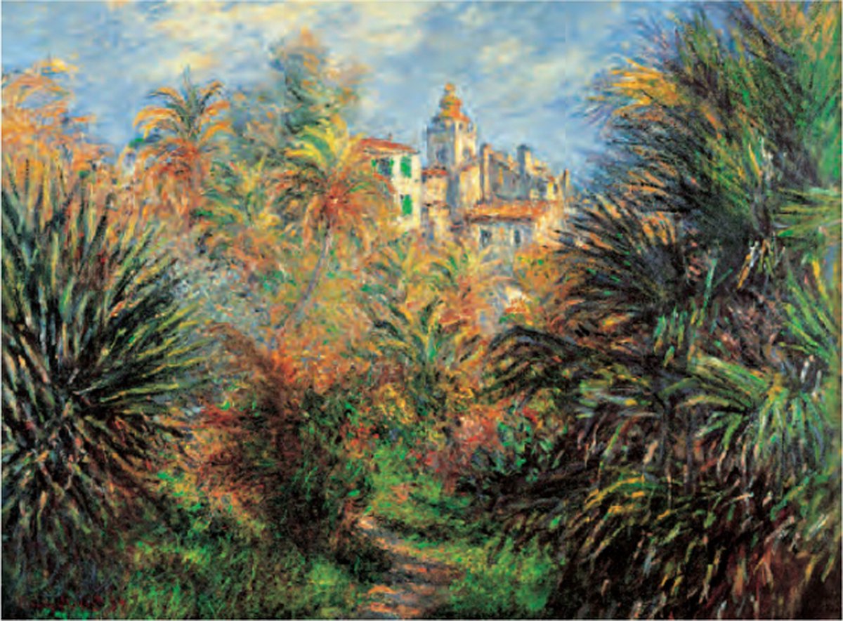 Catch Projecten Claude Monet - Tuinen in Bordighera - Kunstposter - 40x50 cm Multicolor