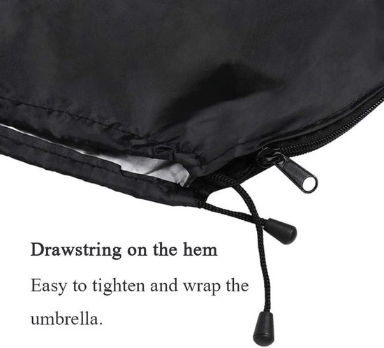 Housse De Parasol Imperméable Pour Parapluies De Patio Banane De 2,7 à 3,3 M – Tissu