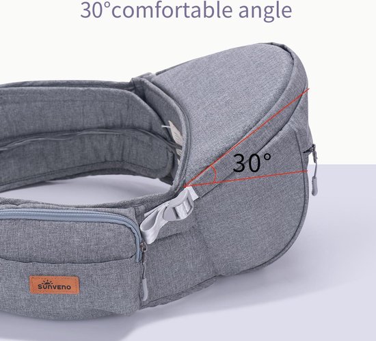 Ergonomisch Sunveno Heupzitje met verstelbare riem en tas - Praktische Ergonomisch Sunveno Heupzitje met verstelbare riem en tas - Praktische
