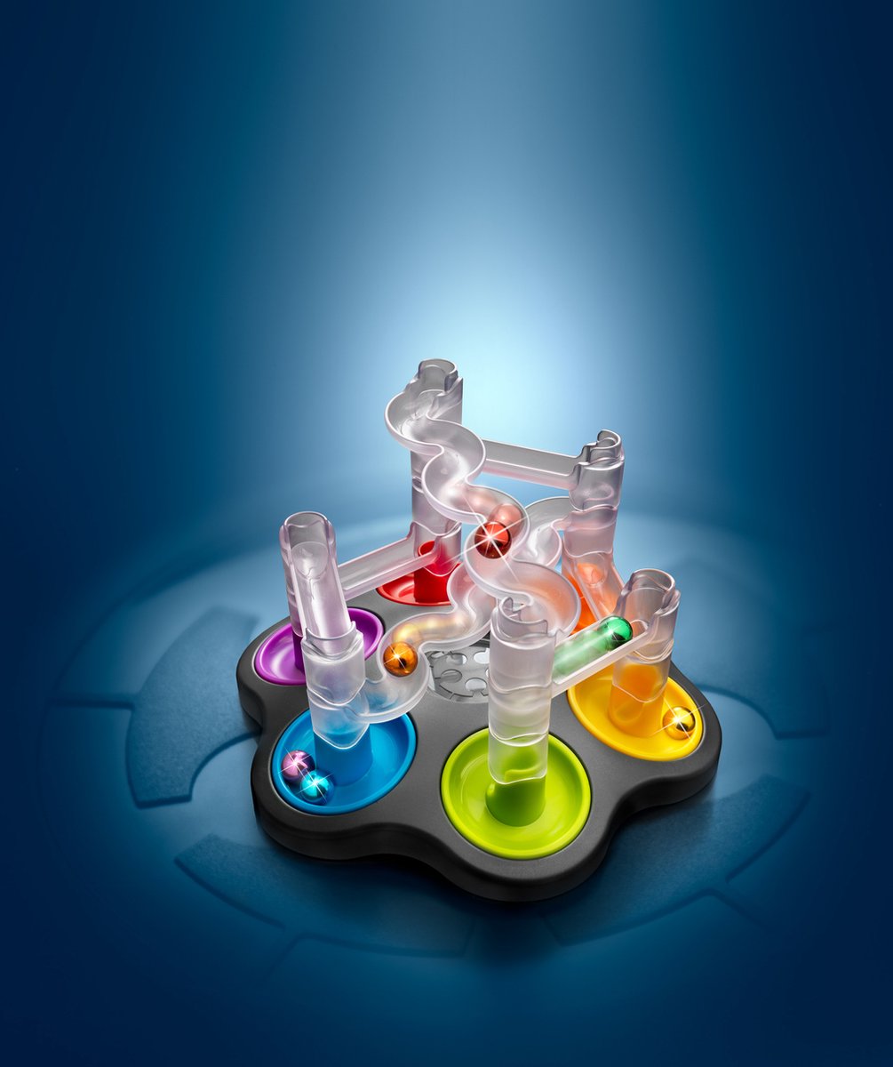 SmartGames Dropzone - Logisch Denkspel & Knikkerbaan - 80 Educatieve Bouwuitdagingen - Solospel - Vanaf 8 Jaar — cadeau in Spellen & Speelgoed - foto 4